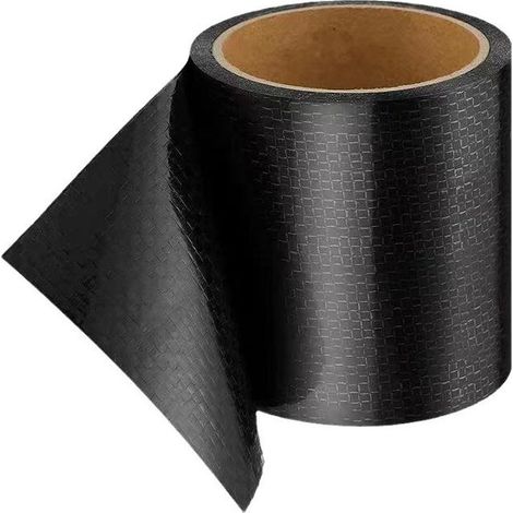 Wasserdichtes Klebeband, schwarz, 200 mm x 10 m, 1 Rolle. Klebeband für Wohnmobilchassis, wasserdichtes elastisches Klebeband. (1/4)