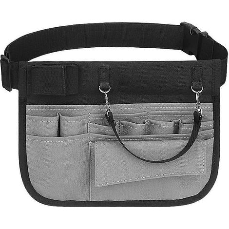 Ceinture utilitaire avec pochette multifonctionnelle, ceinture porte-outils de chantier, sac à outils de jardin (1/5)