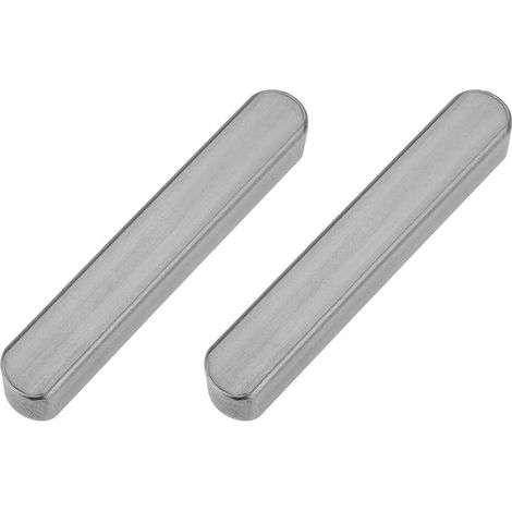 Lot de 2 Clavettes de Vilebrequin de Sortie pour Tondeuse à Gazon Honda GX110 GX120 GX140 4,8 X 4,8 X 30 Mm (1/5)
