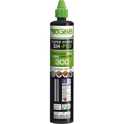 Ancorante Chimico per Pistola G&b Super Hybrid Silicone 12 Pezzi 300 ml