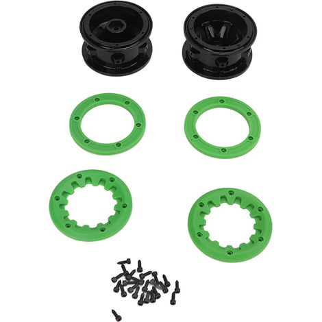 2 jeux de moyeux de pneus pour véhicules radiocommandés tout-terrain désertiques, moyeux hexagonaux pour ZD Racing DBX 10 (1/5)