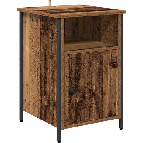 Maison Exclusive - Nachttisch Altholz 40 x 42 x 60 cm Holzwerksto