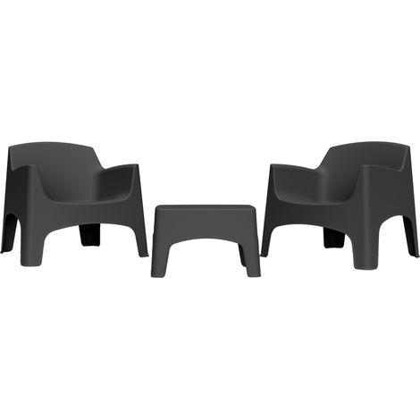 SET DA GIARDINO POLIPROPILENE 'IBIZA TERRACE' taupe