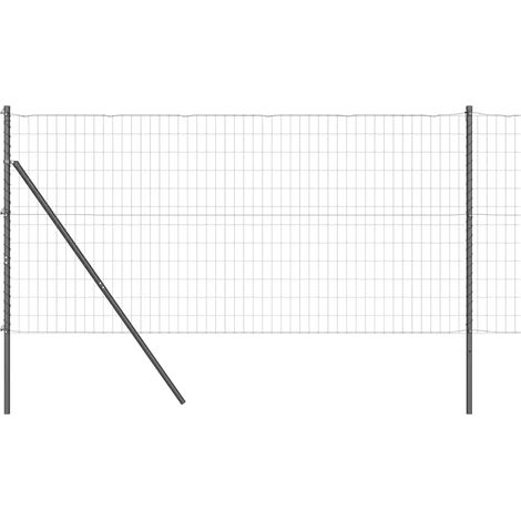 Maison Exclusive - Ground Fix Geschweißter Drahtzaun 25 x 1 m (B
