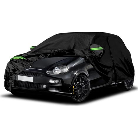Autoabdeckung wasserdicht für Fiat Punto 2005-2019 mit Reißverschlusstür (1/5)