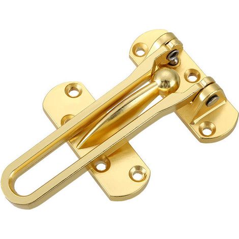1 Türsicherung mit Rückholsperre aus Zinklegierung, verriegelbar, Türschutz, Fenstersicherung - AquaForge (1/5)