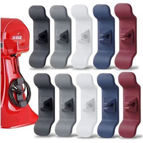 TAISHENGDA Kabelorganisator für Küchengeräte, 10er-Pack Kabelaufwickler zur Aufbewahrung von kleinen Haushaltsgeräten, Mixer, Kaffeemaschine, Schnellkochtopf und Heißluftfritteuse (1/5)