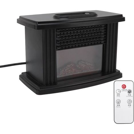Chauffage de cheminée électrique, petit et Mini, silencieux, élégant, pour bureau, chambres à coucher, bureaux (1/5)