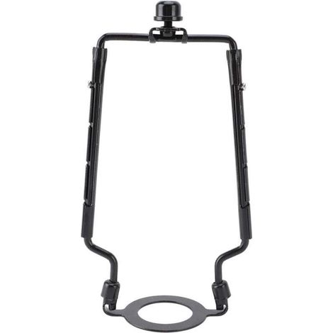 Abat-jour Support de Harpe en Fer, Kit Réglable, Design Exquis pour Tige de Lampe Standard, Base Lumineuse E26 (1/4)