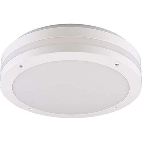 Plafonnier d'extérieur à LED Kendal en Plastique Blanc 12 W (1/5)