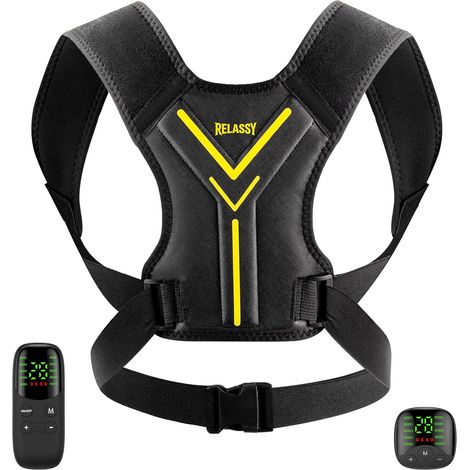 Électrostimulateur Musculaire pour Cou et Dos, EMS Masseur Dos et Cervicales avec Télécommande, Stimulateur Musculaire 30 Niveaux (1/5)