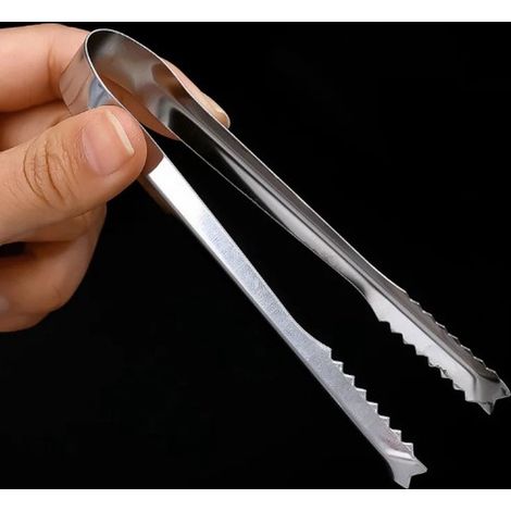 2 pièces : pince à glaçons/sucrier/outil de barman en acier inoxydable pour buffet/grill/cuisine-AquaForge (1/2)