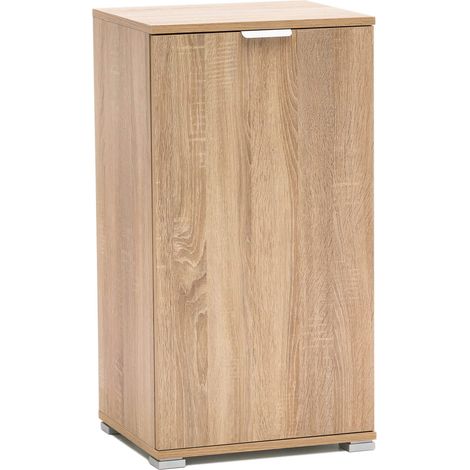 Mobiletto da interno a 1 anta in nobilitato bilaminato Linea Classic -  BurlyWood