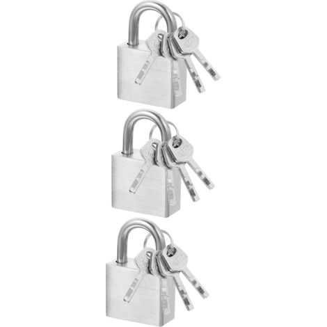 de 3 cadenas en acier inoxydable mini cadenas en acier avec (1/5)