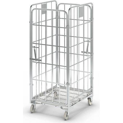 FRANKEL kaiserkraft, Roll-conteneur emboîtable, sur 4 côtés, h (1/5)