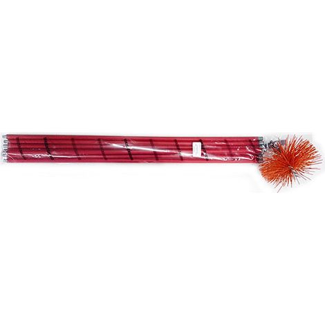 Kit 7 mt spazzacamino pulizia canna fumaria scovolo nylon D 200