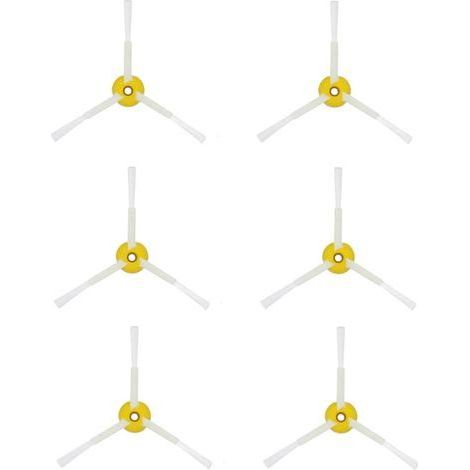 Confezione da 6 spazzole laterali per iRobot Roomba serie 500/600/700, ricambi e accessori, spazzole laterali in PC e nylon (1/5)
