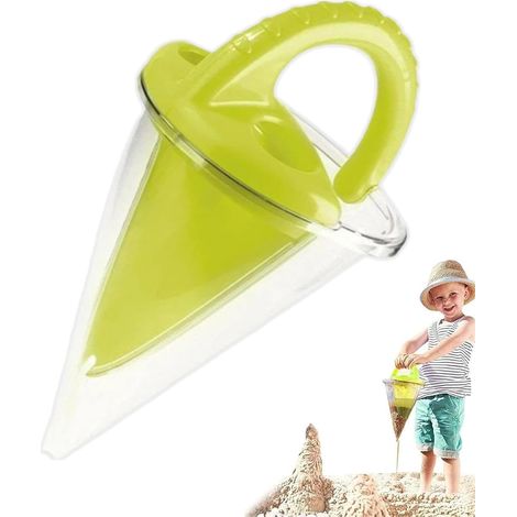 Bac à sable pour plage, kit de construction de château de sable, plateau anti-fuite pour tout-petits, ensemble de moulage à sable pour enfants, récipient à sable de jeu extérieur (1/5)