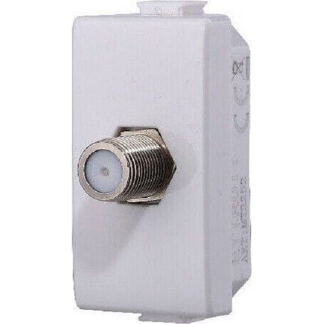 TrAdE Shop Traesio - Serie Bticino Frutti Matix Compatibile Presa Schuko Lan Pulsante Deviatore Usb -     Presa tv sat a vite