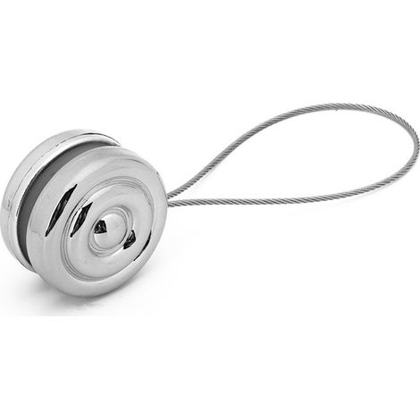 Rideau à embrasses magnétiques style européen, clips de décoration pour fenêtre, argenté (1/5)