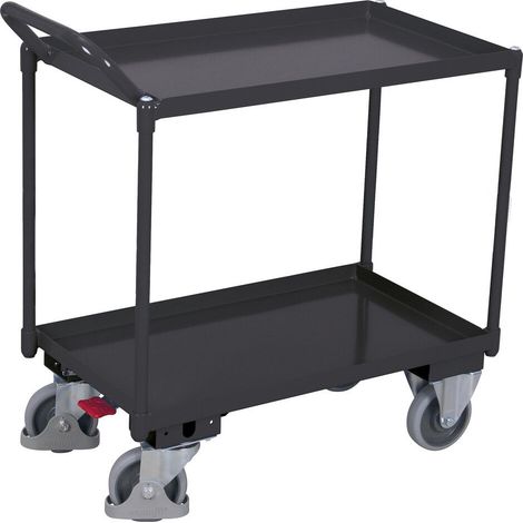 Cordes Tischwagen mit 2 Ladeflächen RAL 7016 (1/2)