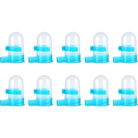 Distributeur automatique de nourriture et eau pour oiseaux - 10 pièces - Pour perroquets et hamsters (1/5)