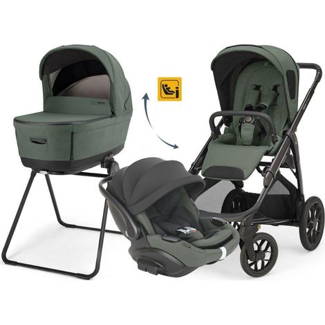 INGLESINA Sistema Quattro Aptica Xt Darwin Recline Evo Taiga Green Senza Telaio