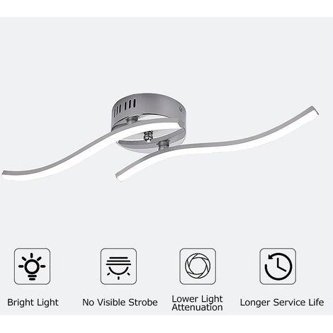 Plafonnier LED moderne et innovant pour la décoration du salon, blanc, 85 V, 265 V (1/5)