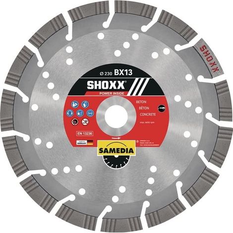 Camelion SHOXX BX13 Disco de corte diamantado D.230 mm