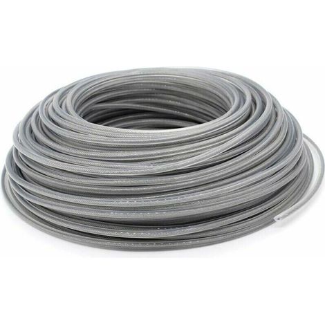 Hilo de desbrozadora universal, hilo de acero de 3,0 mm, alambre de acero resistente para cortadora de césped con cabezal de impacto para jardinería
