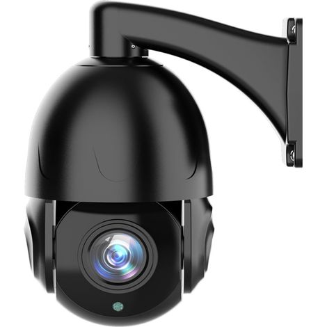 Caméra de sécurité à Domicile 8MP 4K HD POE PTZ caméra extérieure 30X Zoom H.265 Vitesse dôme IP caméra Vision Nocturne 100M CCTV caméra 2 Voies Audio IP66 étanche(5MP 30X POE) (1/5)