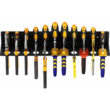 Support mural pour outils, porte-clés et marteau, acier au carbone, G-4 (1/5)