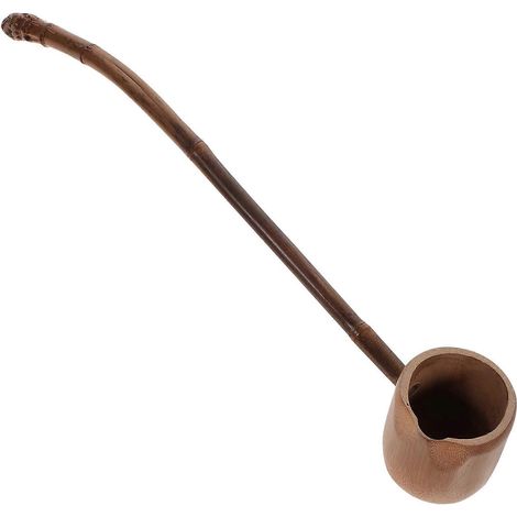 Japanisches Küchenzubehör: Schöpfkelle, Wasserbecher, Bambusspatel, Suppenlöffel (1/5)