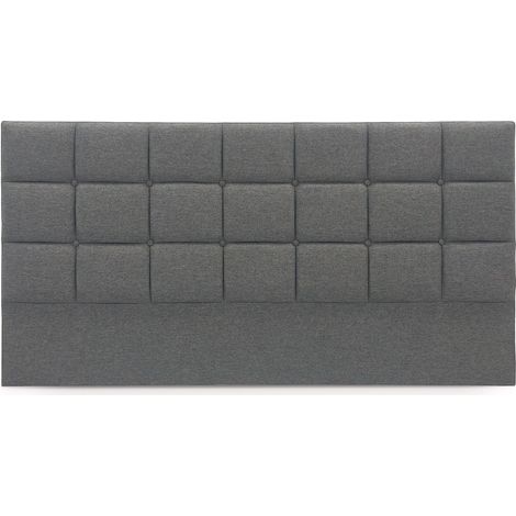 Deco In Paris – Tête de lit en tissu gris 160 cm – Largeur 171 cm – Hauteur 88 cm – Structure en bois MDF – Élégance moderne pour chambre (1/4)
