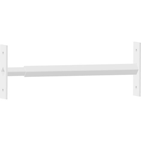 Barreau de sécurité télescopique 30 à 55 cm blanc