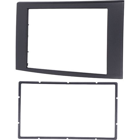 Autoradio, Stereoanlage, Blende, DVD/CD-Player, Rahmen, 2 DIN, Armaturenbrettmontage, schwarz, Ersatz für Mark X 2004-2009 (1/5)