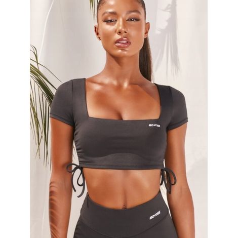 T-shirt de sport BO+TEE noir froissé L 0A3D3D T3A (1/3)