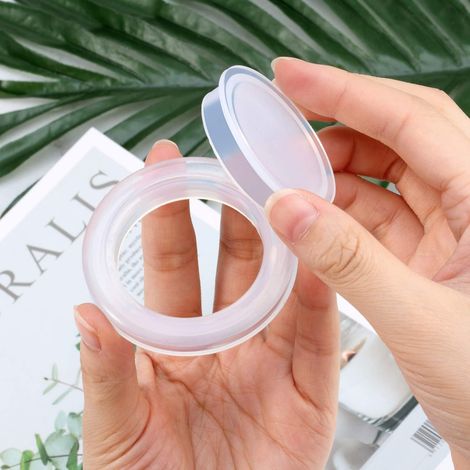 Set aus Silikonkappen und -abdeckungen für transparente Glas-Sonnenschirme für die Terrasse