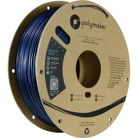 Polymaker PB01034 Filamento per stampante 3D PETG resistente al calore, Elevata resistenza alla trazione 1.75 mm 1000 g
