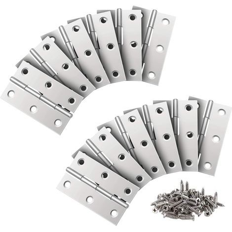 24 Pièces Charnière Inox,66MM Paumelles de Porte,Charniere PianoPour La Maison Meubles Matériel Armoire Garde Porte Tiroir (1/5)