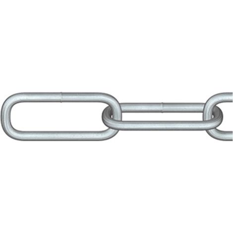 dörner + helmer 171896 Catena in acciaio tondo Argento Acciaio galvanizzato zinco 10 m (1/2)