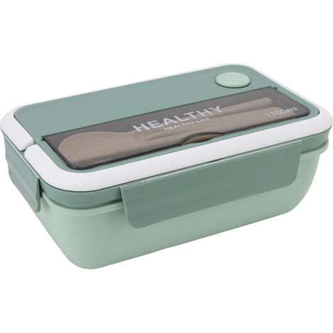 1100-ml-Lunchbox, großer isolierter, auslaufsicherer Behälter für Salat, tragbar, umweltfreundlich, für Büroangestellte (1/5)
