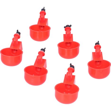Abreuvoir pour poulets, format 1/8 pouce, portable, en acier inoxydable, avec ressort, abreuvoir automatique. (1/5)