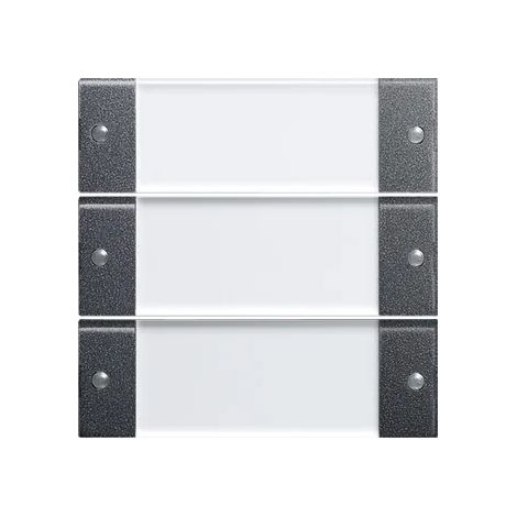 Gira Juego de teclas 3f BSF System 55 Claro/Antracita [213328], 2133 28