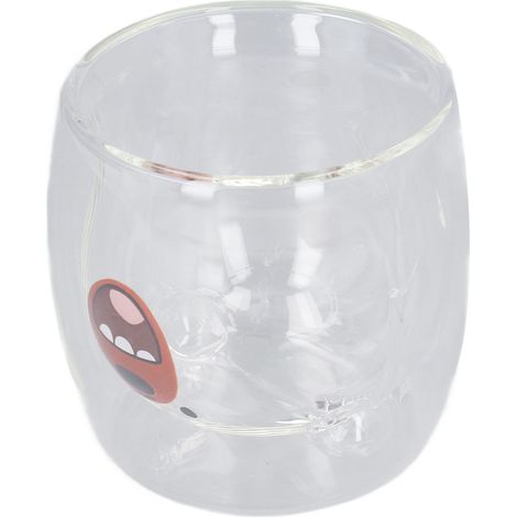 Tasse double paroi rouge ours 250ml, mug espresso, tasse à café, tasse à thé, cadeau idéal anniversaire fête (1/5)