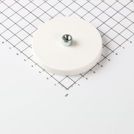 Magna-C Gummiertes Magnetsystem Ø66x8,5mm mit Gewindebuchse (1/4)