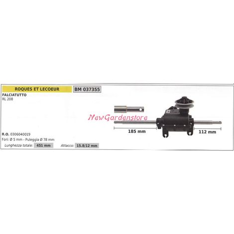 Trazione semovenza ROQUES ET LECOEUR falciatutto RL 208 037355 COMPLETA