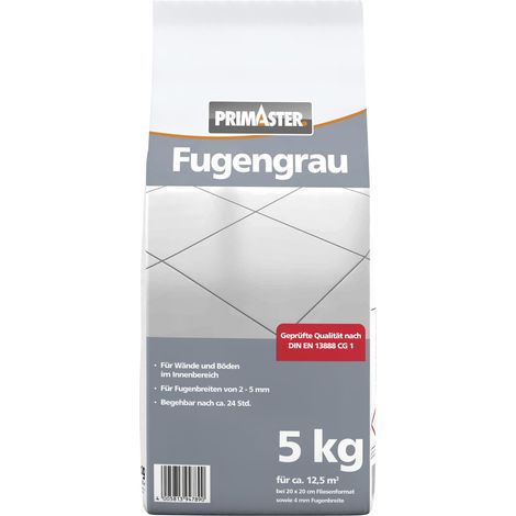 Primaster Fugengrau 5 kg 2-5 mm