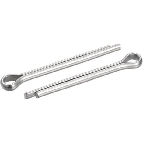 FENOPLASTICA8pcs Goupille Fendue, Acier Inox Pince Attache Raccord pour Automobile 6mm x 70mm (1/4)