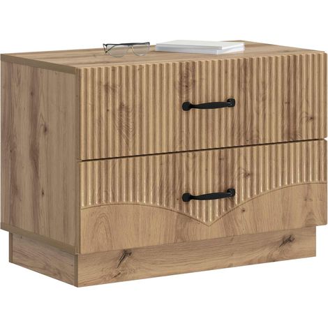 Maison Exclusive - Nachttisch Artisan-Eiche 62 x 34,5 x 44,5 cm H